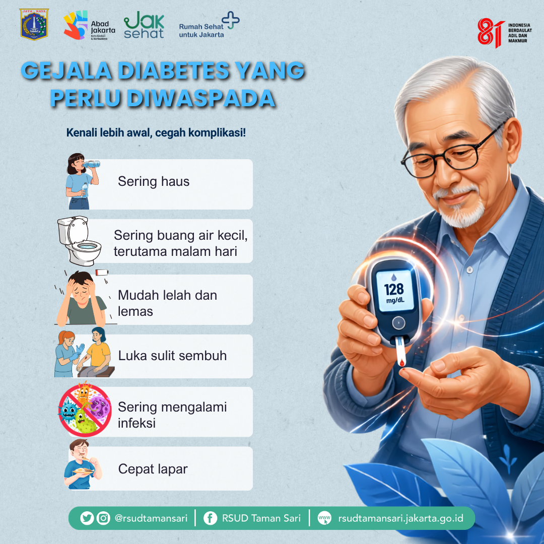 Gejala Diabtes Yang Perlu Diwaspadai